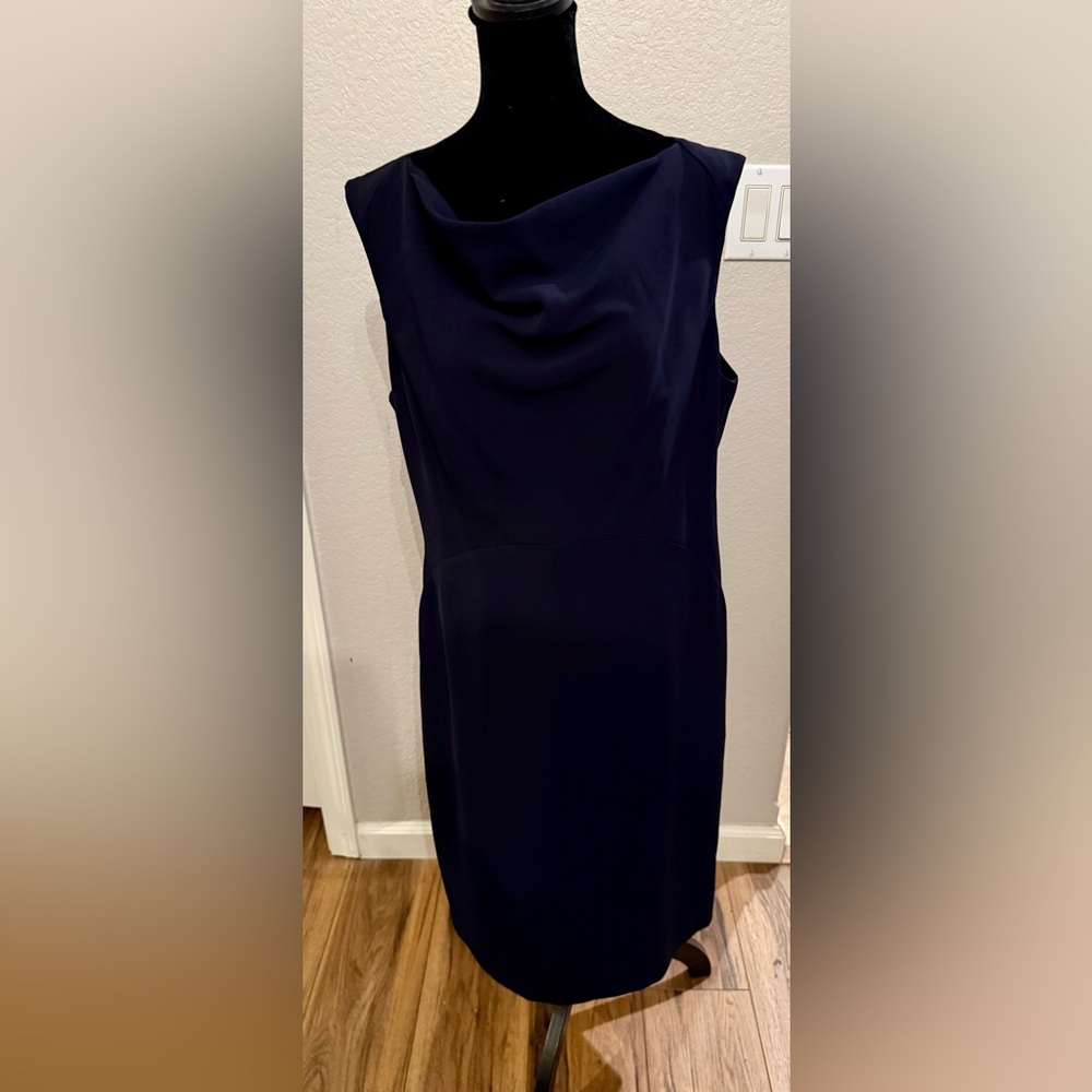 Hobbs Elegant Dark Navy Dress